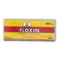 Floxin Tablets 400mg (1 Box = 1 Strip)