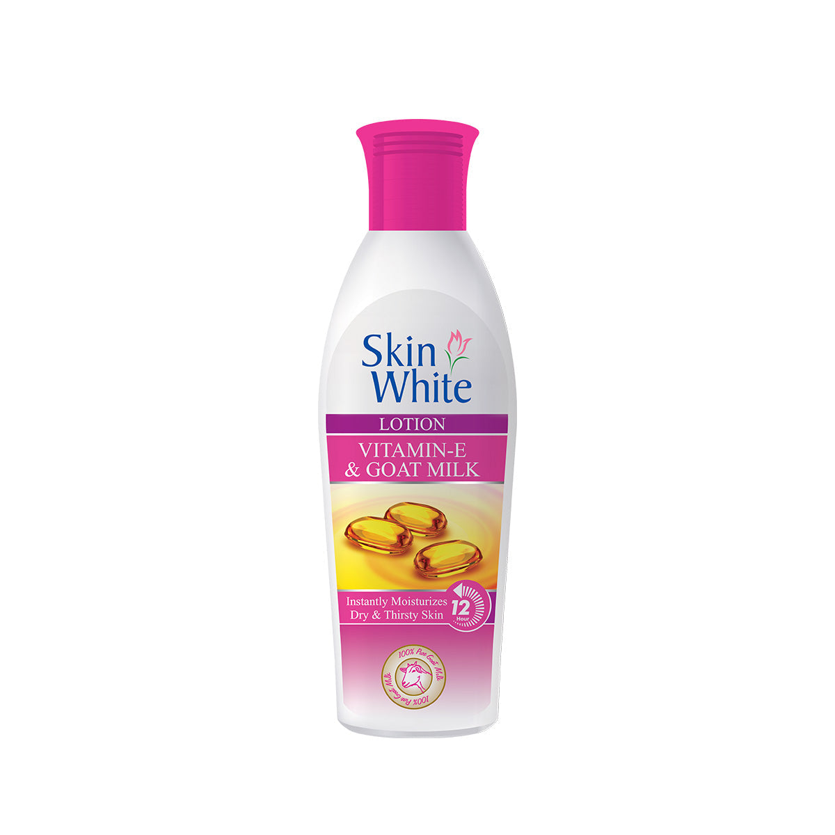 skin white vitamin e & goat milk lotion 150ml