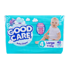 Good Care Baby Diaper Size 4 Large 40pcs