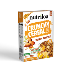 nutrilov crunchy probiotics cereal honey almond 300g
