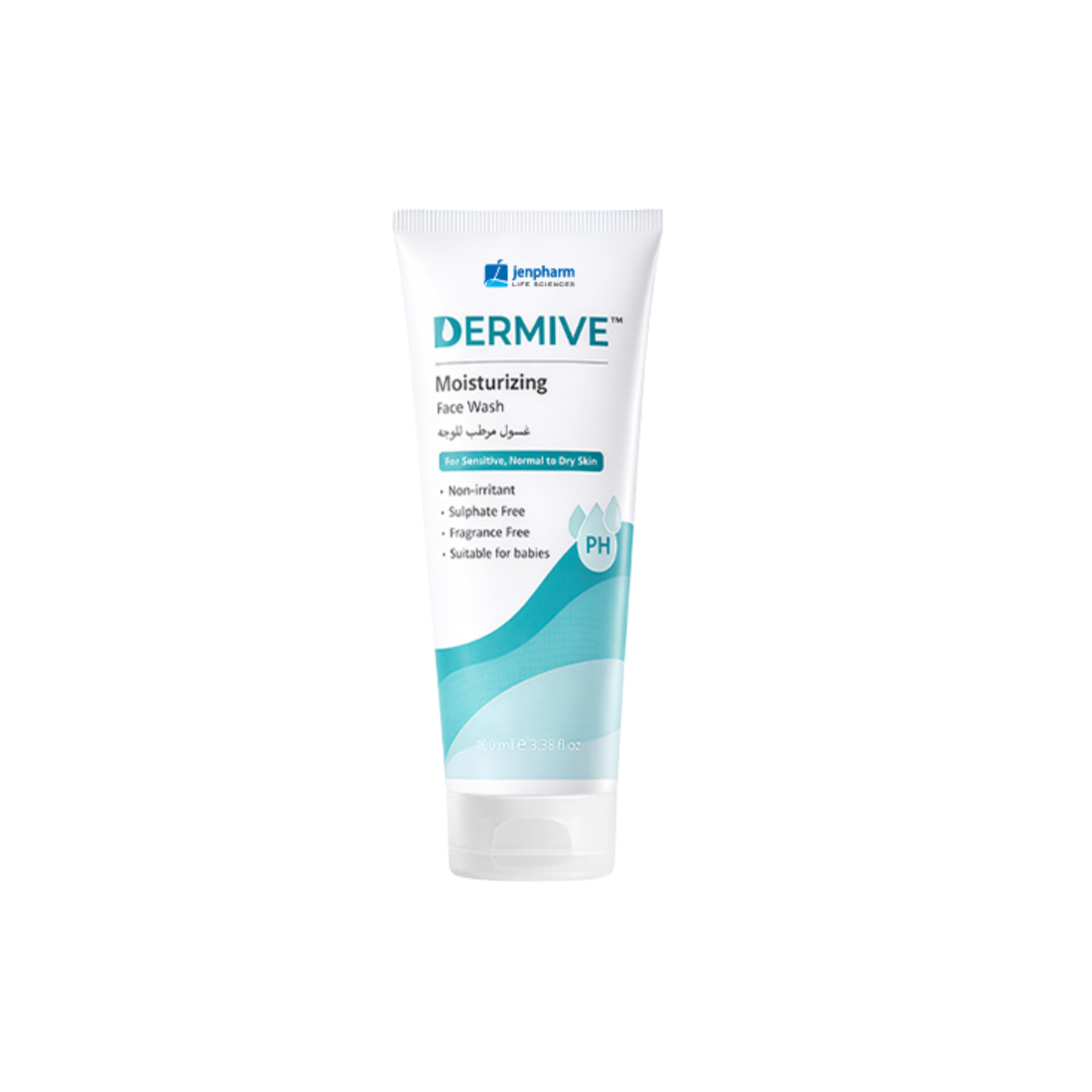 dermive moisturizing face & body wash 100ml