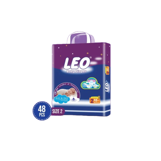 Leo Saver Pack Baby Diapers Size 2 Small 48pcs