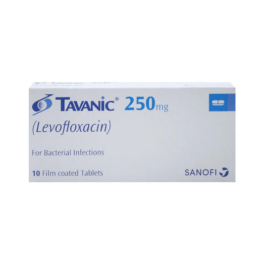 Tavanic Tablets 250mg (1 Box = 1 Strip)