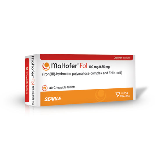 Maltofer Fol Tablets 100mg/0.35mg