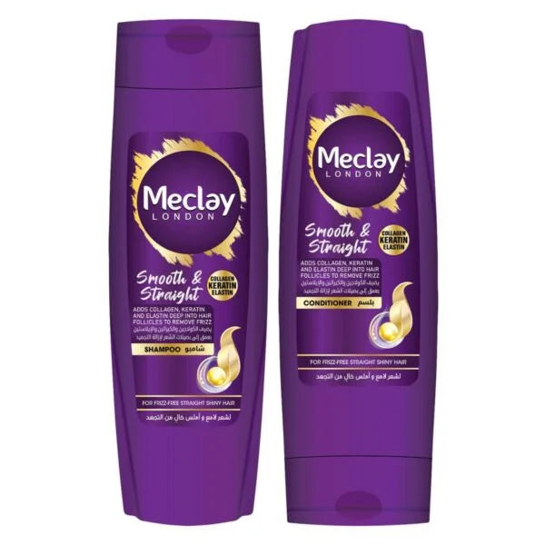 meclay london smooth & straight shampoo 360ml