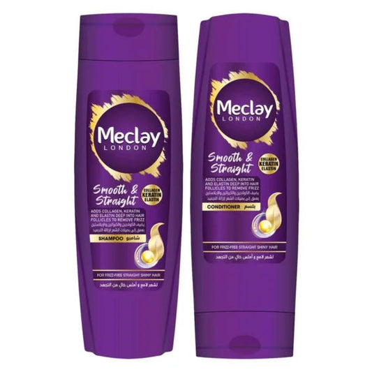meclay london smooth & straight shampoo 360ml