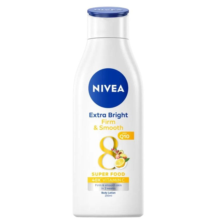 nivea extra bright firm & smooth body lotion 190ml