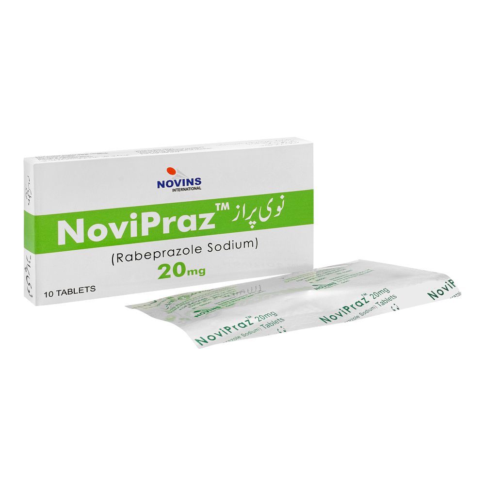 Novipraz Tablets 20mg (1 Box = 1 Strip)(1 Strip = 10 Tablets)