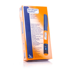 Novorapid Flexpen Prefilled Pen 100iu/Ml (1 Box = 5 Pens)