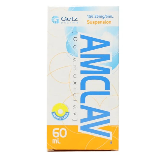 Amclav Suspension 156.25mg/5ml 60ml