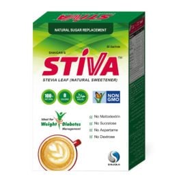 stiva natural stevia sweetener sachets (1 box = 50 sachets)