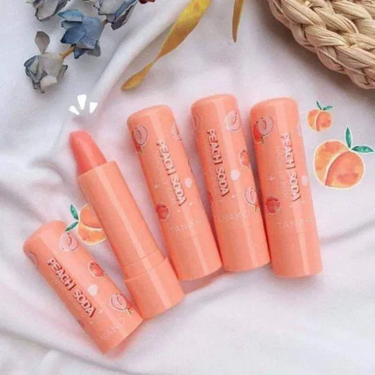 tanako peach soda magic lip balm