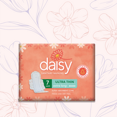 daisy ultra extra long sanitary pads 7pcs