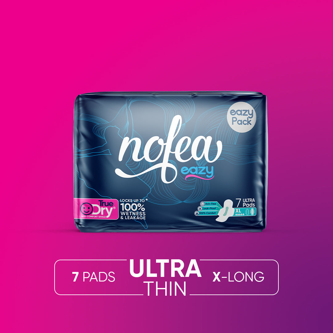 nofea eazy ultra extra sanitary pads large 7pcs