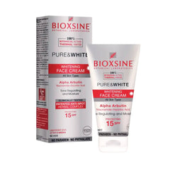 bioxsine pure & white whitening face cream 50ml
