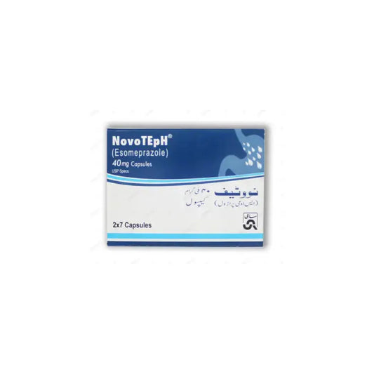 Novoteph Capsules 40mg (1 Box = 1 Strip)