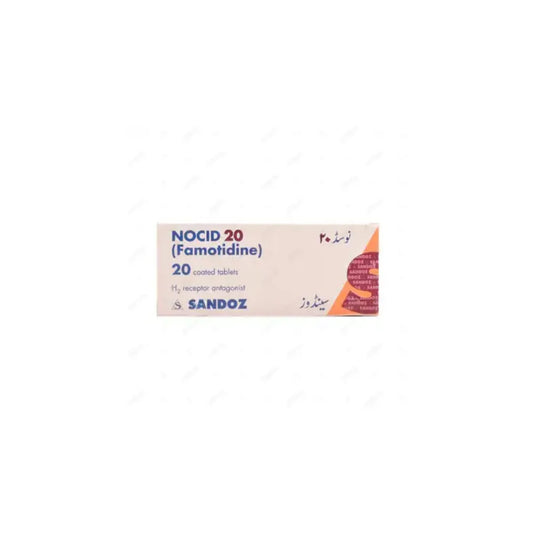 Nocid Tablets 20mg (1 Box = 2 Strips)(1 Strip = 10 Tablets)