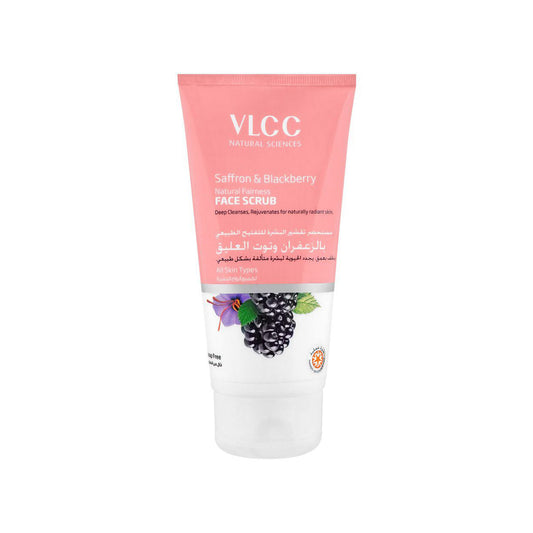 vlcc saffron & blackberry face scrub 150ml