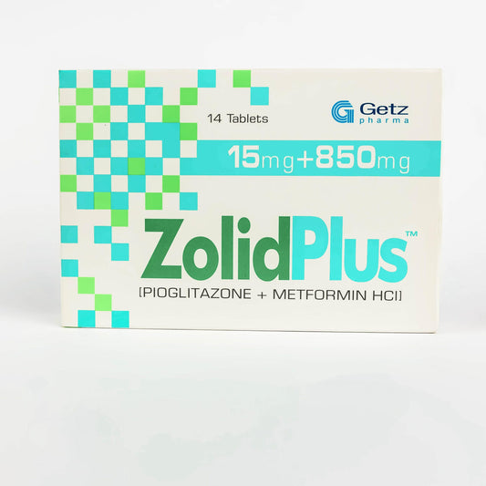 Zolid Plus Tablets 15/850mg
