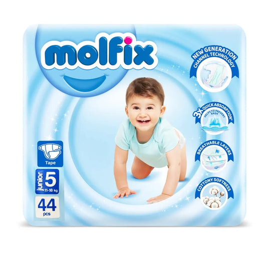 Molfix Junior Diapers Jumbo Pack Junior Size 5 44pcs
