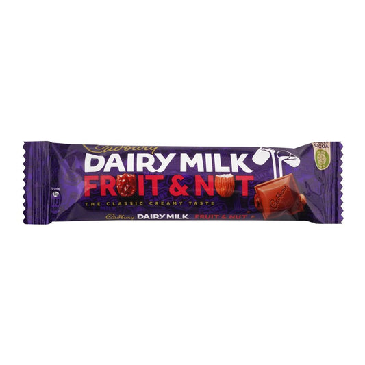 cadbury d per milk fruit and nut 38 grams