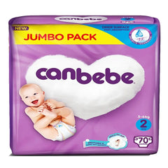 Canbebe Baby Diaper Mini Jumbo Size 2 70pcs