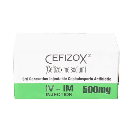 Cefizox Injection 500 Mg 1 Vial