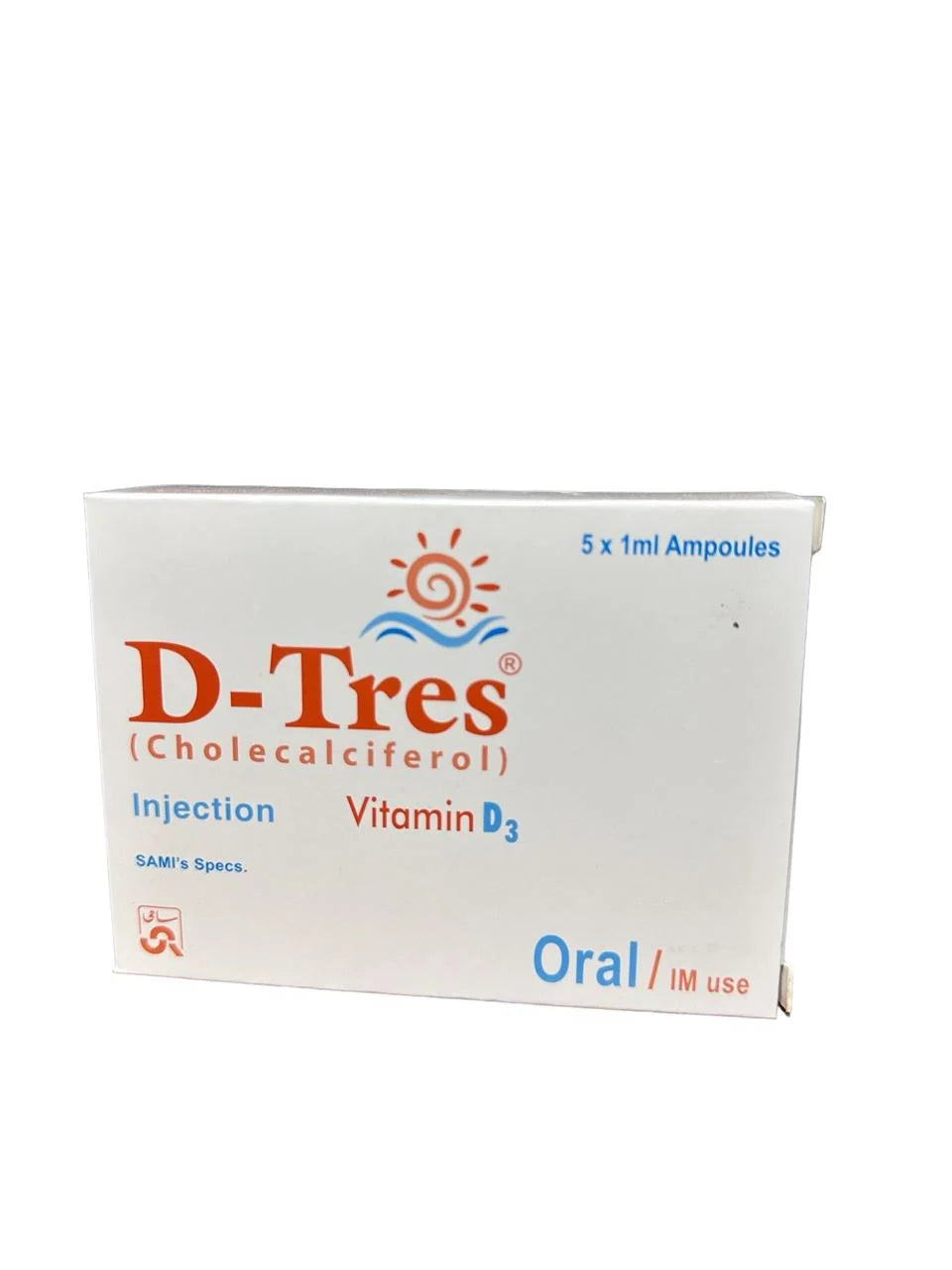 D-Tres 200000iu Oral/IM Injection 5mg
