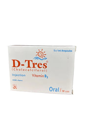 D-Tres 200000iu Oral/IM Injection 5mg