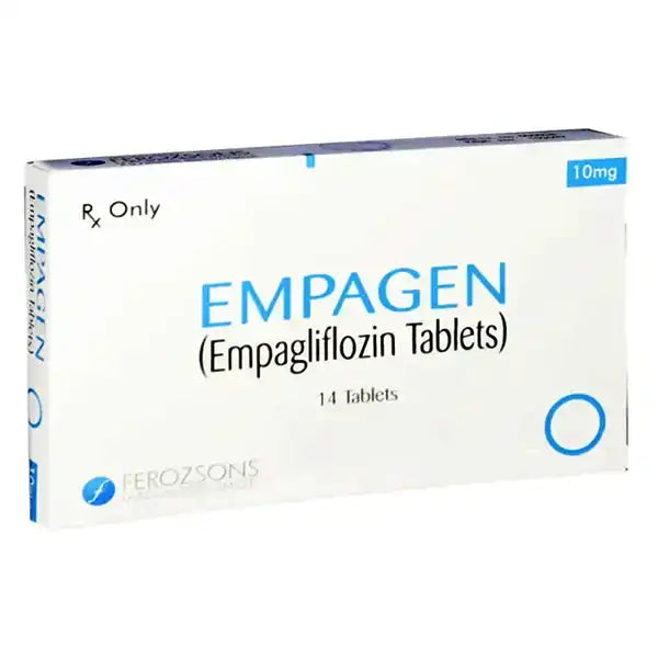 Empagen Tablets 10mg (1 Box = 1 Strip, 14 Tablets)
