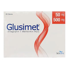 Glusimet Tablets 50mg/500mg