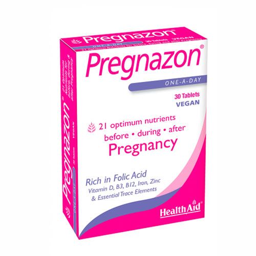 Healthaid Pregnazon Tablets (1 Box = 30 Tablets)