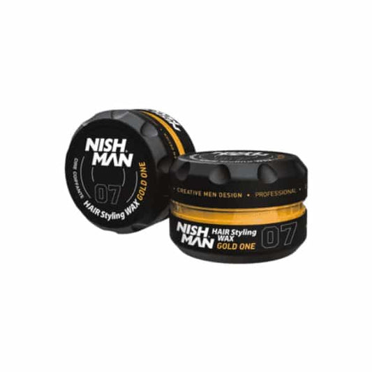 nishman hair styling aqua wax 07 gold 100ml