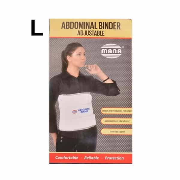mana abdominal waist support size large