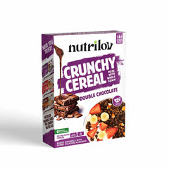 nutrilov crunchy cereal double chocolate box 300g