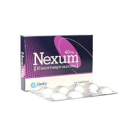 Nexum Capsules 40mg (1 Strip = 7 Capsules)