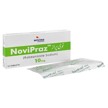 Novipraz Tablets 10mg (1 Box = 1 Strip) (1 Strip = 10 Tablets)