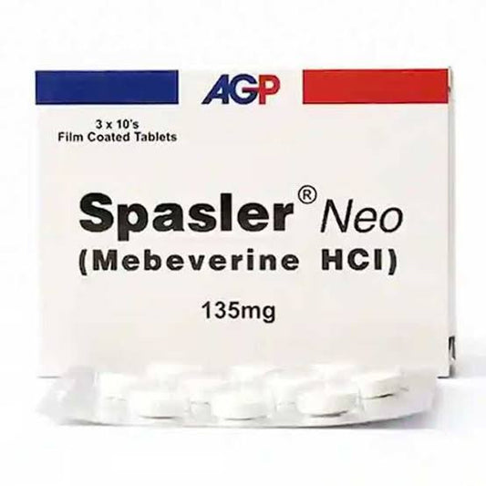 Spasler Neo Tablets 135mg (1 Box = 3 Strips)