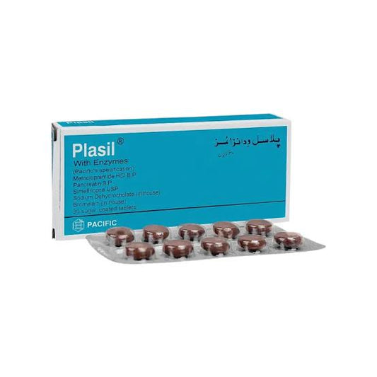 Plasil With Enzyme Tablets (1 Box = 3 Strips)
