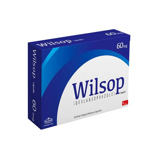 Wilsop Capsules 60mg (1 Box = 3 Strips)