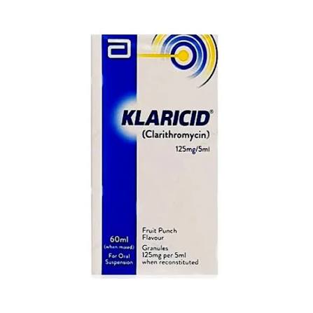 Klaricid Suspension 125mg/5ml 60ml
