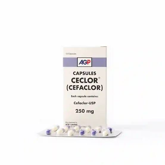 Ceclor Capsules 250mg (1 Box = 1 Strip)(1 Strip = 12 Capsules)