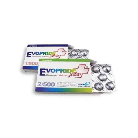 Evopride Plus Tablets 2/500mg