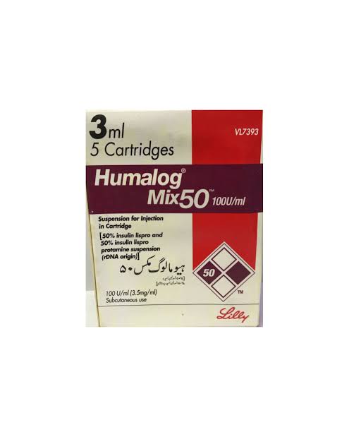 Humalog Mix 50 Injection 100u/Ml