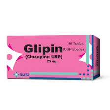 Glipin Tablets 25mg (1 Box = 5 Strips, 1 Strip = 10 Tablets)