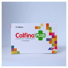 calfina plus tablets 37.5mg/325mg (1 box = 1 strip)(1 strip = 10 tablets)