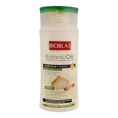 bioblas botanic oil nourishing and repairing care garlic shampoo 360ml