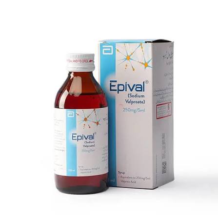 Epival Syrup 250mg/5ml 120ml