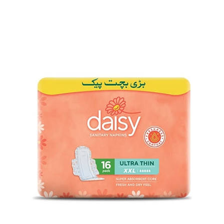 daisy ultra super saver sanitary pads long 16pcs