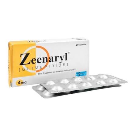 Zeenaryl Tablets 4mg (1 Strip = 10 Tablets)